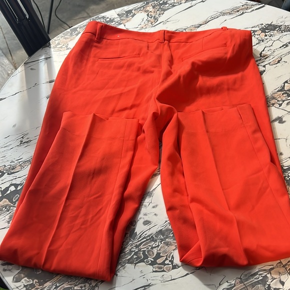 Talbots Bright Orange Pants - Picture 2 of 2